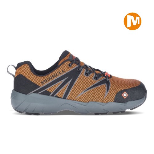 Pánské Pracovní Boty Merrell Fullbench 55 Alloy Toe Oranžové (CZ. JZPGU)